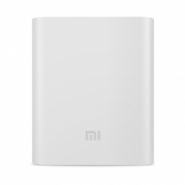 Siliconen hoes Xiaomi powerbank 10400mAh Wit